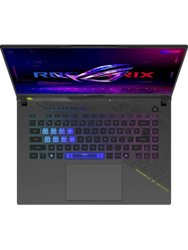 Ноутбук ASUS ROG Strix G16 G614PR-RV027, 16" (1920x1200) IPS 165 Гц/AMD Ryzen 9 8940HX/16 ГБ DDR5/1024 ГБ SSD/NVIDIA GeForce RTX 5070 Ti для ноутбуков (12 Гб)/Без системы, Серый (90NR0NJ7-M001J0)