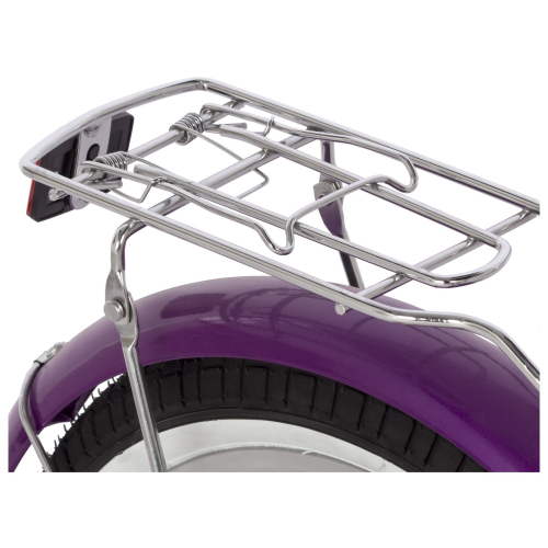 Велосипед 16" Novatrack BUTTERFLY, белый/фиолетовый