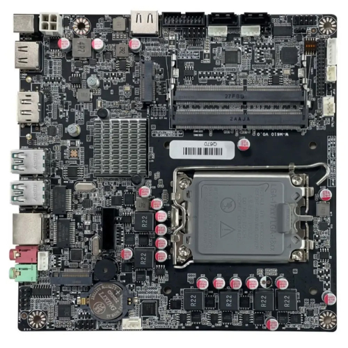 Платформа моноблока Prittec X24-Prittec H610 MB / WiFi+Bt / 5M Camera / HDMI+DP / USB 3+Type C+SD / Regular stand / White / 120W