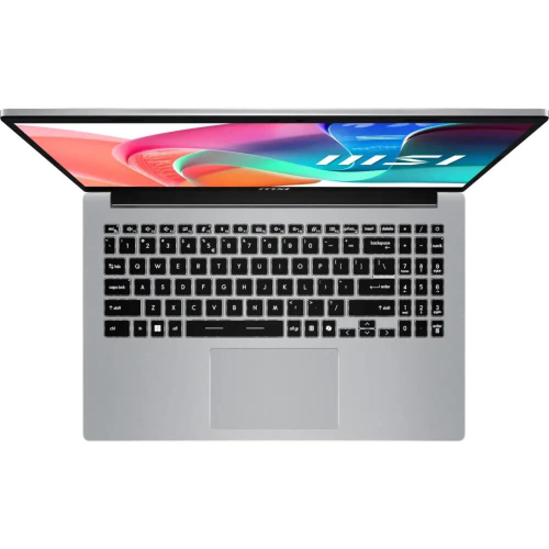 Ноутбук MSI Modern 15 F13MG-201XRU, 15.6" (1920x1080) IPS/Intel Core i5-1335U/16 ГБ DDR4/512 ГБ SSD/Intel Iris Xe Graphics/Без системы, Серебристый (9S7-15S122-201)