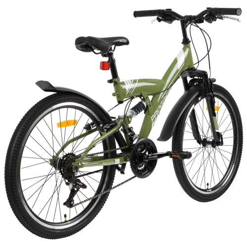 Велосипед 24" PROGRESS Sierra FS RUS, хаки, р. 15"