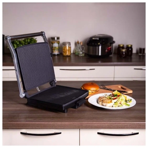 Гриль REDMOND SteakMaster RGM-M800, черный/серебристый