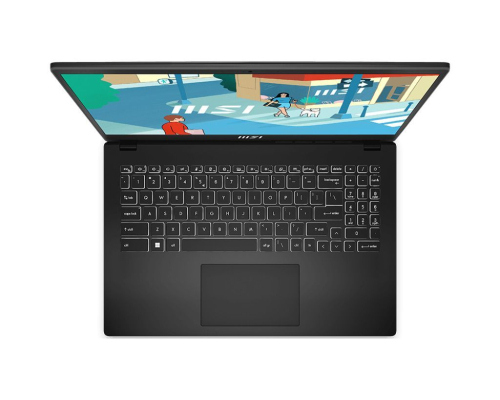 Ноутбук MSI Modern 15H, 15.6" (1920x1080) IPS/Intel Core i7-13700H/16ГБ DDR4/512ГБ SSD/Iris Xe Graphics/Win 11 Pro, черный (9S7-15H411-099)